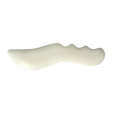 Massageur de corps pierre Gua Sha de jade blanc pour gratter les outils de massage facial et le massage de beauté SPA