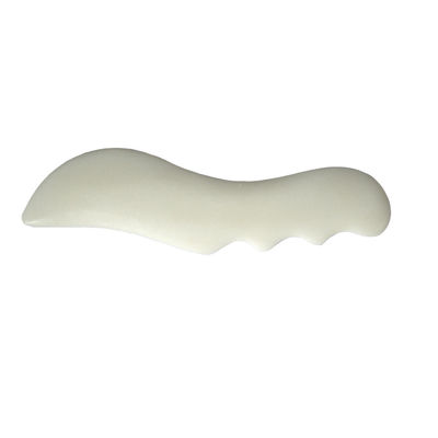 Massageur de corps pierre Gua Sha de jade blanc pour gratter les outils de massage facial et le massage de beauté SPA
