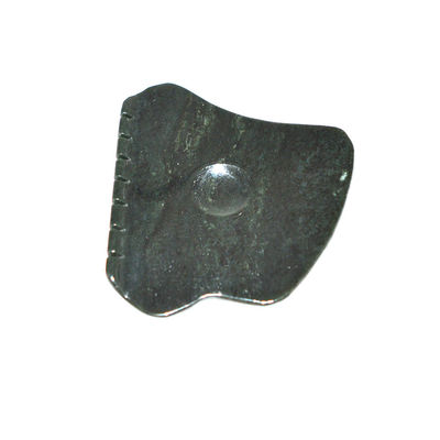 2024 Nephrite vert foncé Jade Guasha Scraper Un outil de minceur et de massage du visage avec fonction de soins de santé