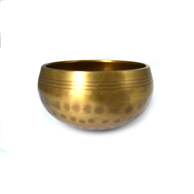 Matériau Cooper Népal Chakra Yoga méditation d'or Tibétain Custom Bowl de chant