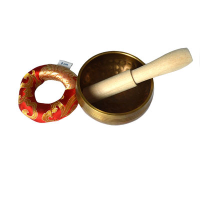 Matériau Cooper Népal Chakra Yoga méditation d'or Tibétain Custom Bowl de chant