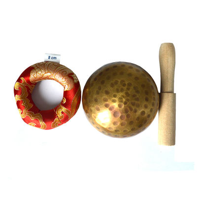 Matériau Cooper Népal Chakra Yoga méditation d'or Tibétain Custom Bowl de chant