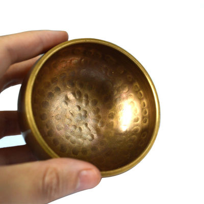 Matériau Cooper Népal Chakra Yoga méditation d'or Tibétain Custom Bowl de chant