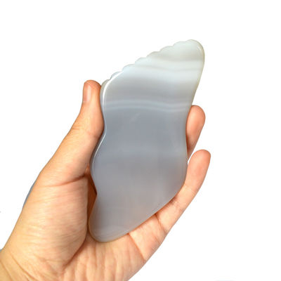 Tableau de masseur à l'agate gris pour les soins personnels et le drainage lymphatique