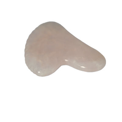 Masseur de Guasha de forme rose rose de cœur de quartz de jade outil de massage de plaque de Gua Sha pour les soins de santé personnels OEM / ODM