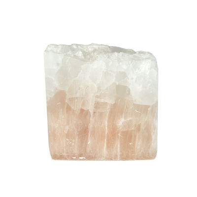 Caractéristique régionale Diffuseur d'arôme d'huile essentielle en forme de cube rose avec pierre glaciaire de jade cristallin irrégulier