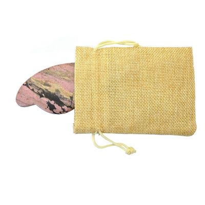 Obtenez une ligne de mâchoire définie et réduit le gonflement avec rose Rhodonite Gua Sha outils faciaux pour le visage Massage oculaire zone tout le corps