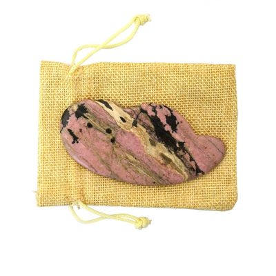 Obtenez une ligne de mâchoire définie et réduit le gonflement avec rose Rhodonite Gua Sha outils faciaux pour le visage Massage oculaire zone tout le corps