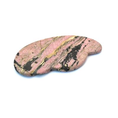 Obtenez une ligne de mâchoire définie et réduit le gonflement avec rose Rhodonite Gua Sha outils faciaux pour le visage Massage oculaire zone tout le corps