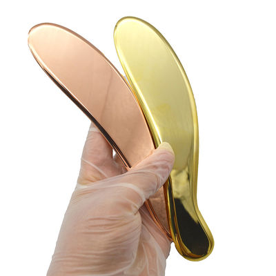 Coupe Guasha Physiothérapie Chiropratique IAS TM Outils métalliques Gua Sha en rose couleur dorée pour la mobilisation des tissus mous