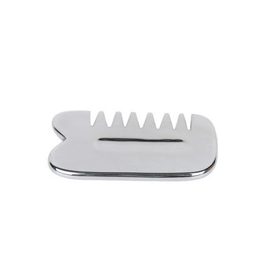 Massageur facial Authentique argent Terahertz Guasha pierre Gua Sha Peigne pour anti-âge et le rajeunissement du visage