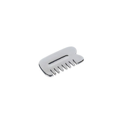 Massageur facial Authentique argent Terahertz Guasha pierre Gua Sha Peigne pour anti-âge et le rajeunissement du visage