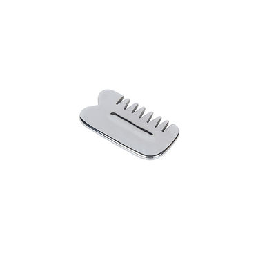 Massageur facial Authentique argent Terahertz Guasha pierre Gua Sha Peigne pour anti-âge et le rajeunissement du visage