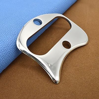 100*80*4.5mm MASSAGE Outils de massage à gratter en acier inoxydable pour réduire les rides