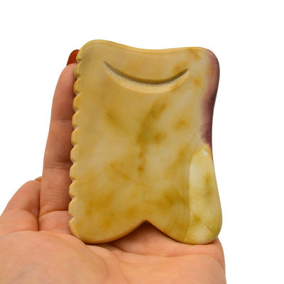 Outils de massage du corps de style chinois Mookaite Pour la beauté Guasha Stone Scrapping Face Gua Sha Stone Therapy Outil de massage Fin