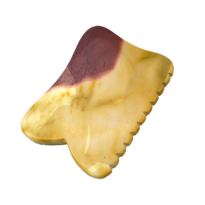 Outils de massage du corps de style chinois Mookaite Pour la beauté Guasha Stone Scrapping Face Gua Sha Stone Therapy Outil de massage Fin