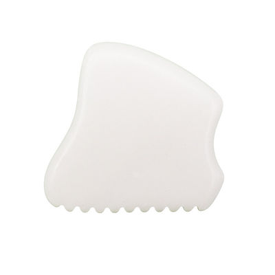 Massageur de corps Pierre Gua Sha de jade blanc pour le massage du visage et du cou Meilleur choix