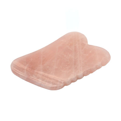 2024 Rose Quartz Vert Aventurine Fluorite Gua Sha Outils pour le lifting du visage et anti-âge Promouvoir la désintoxication de la peau