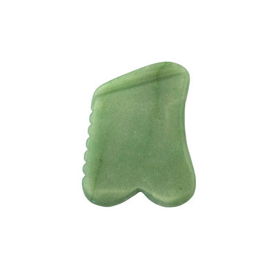 2024 Rose Quartz Vert Aventurine Fluorite Gua Sha Outils pour le lifting du visage et anti-âge Promouvoir la désintoxication de la peau