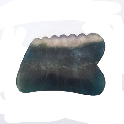 2024 Rose Quartz Vert Aventurine Fluorite Gua Sha Outils pour le lifting du visage et anti-âge Promouvoir la désintoxication de la peau