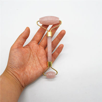 Massage du visage et soins de la peau Rose Quartz Gua Sha Set avec 90 mm de longueur