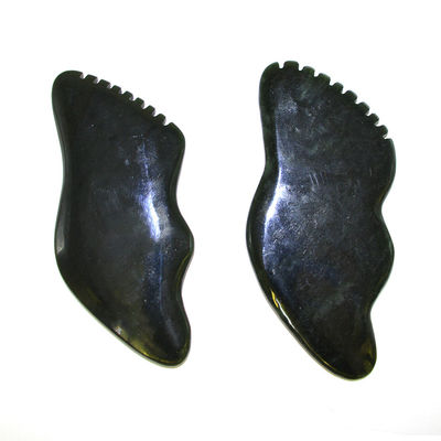 Massage du visage Le corps de néphrite original Guasha Stone Massage Gua Sha Jade pour le SPA