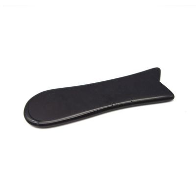 L'outil Gua Sha en obsidienne noire de 115 mm est la solution ultime contre le vieillissement et le rajeunissement du visage.