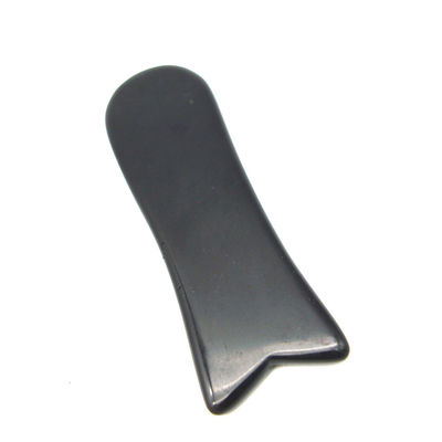 L'outil Gua Sha en obsidienne noire de 115 mm est la solution ultime contre le vieillissement et le rajeunissement du visage.