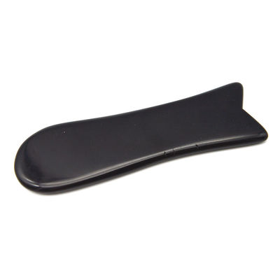 L'outil Gua Sha en obsidienne noire de 115 mm est la solution ultime contre le vieillissement et le rajeunissement du visage.