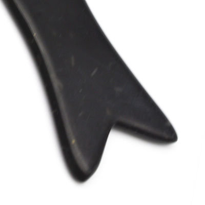L'outil Gua Sha en obsidienne noire de 115 mm est la solution ultime contre le vieillissement et le rajeunissement du visage.