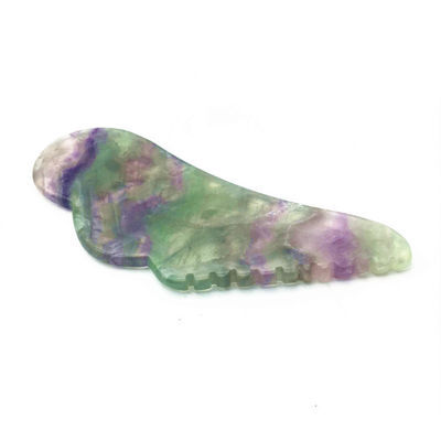 Massage pour la santé du corps Outil de massage naturel coloré JADE Guasha Fluorite Gua Sha