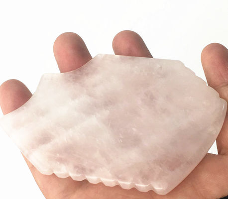 Zone de massage du corps Fonction musicale Gua Sha Scraper peau Jade Quartz Rose Massageur de visage avec formation sur place