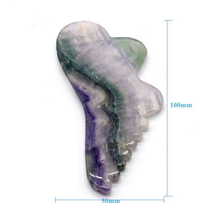 Outils de massage à gratter naturels Fluorite Jade Gua Sha Board OEM ODM pour les outils de massage