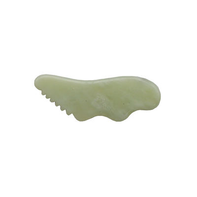 Outil de guasha de jade Xiuyn naturel sur mesure, grattage de pierre, massage, planche de guasha pour la beauté avec certificat et logo personnalisé.