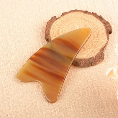 OEM/ODM Acceptable Outil de massage de la corne de boeuf pour le visage et le corps Outil naturel de pierre Gua Sha
