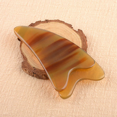 OEM/ODM Acceptable Outil de massage de la corne de boeuf pour le visage et le corps Outil naturel de pierre Gua Sha