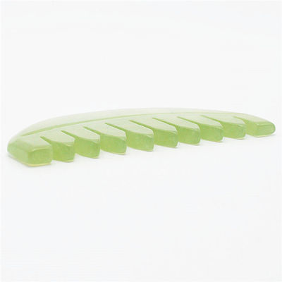 Fonction musicale 2024 Jade Gua Sha Naturel Xiuyan Peigne à cheveux Jade Peignes Outils de soin de la peau ABK-90 pour les amateurs de soins de la peau