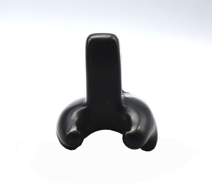 OEM ODM Meilleur masseur facial pour les soins personnels Beauté Gua Sha Outil Naturel Noir Bian Stone Guasha Brush Massageur corporel