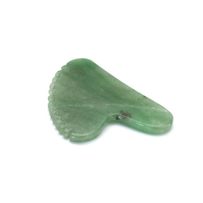 En forme de cœur, mastic à base d'aventurine verte, 100% de jade naturel, avec étiquette privée