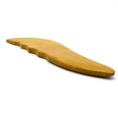 OEM Naturel Camphre Bois Gua Sha Outils pour le massage du visage et du corps Conception en forme de S