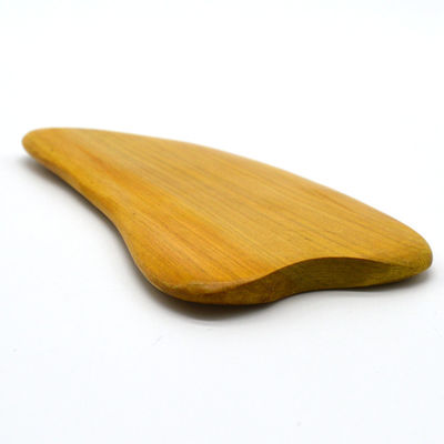 Outil de Gua Sha en bois naturel pour le rasage du visage Massage manuel à commande filaire Massageur du visage