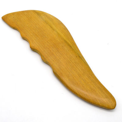 Outil de Gua Sha en bois naturel pour le rasage du visage Massage manuel à commande filaire Massageur du visage