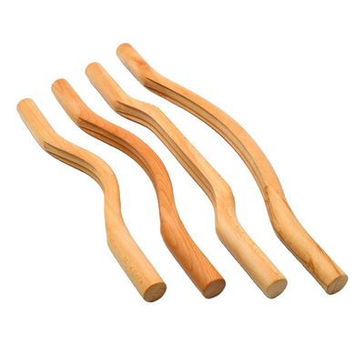 OEM/ODM Acceptable 4 en 1 outils de massage entièrement en bois Gua Sha pour la thérapie de grattage profond et le massage musculaire