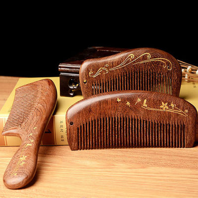 Fonction Coiffure de beauté Peigne en bois Peigne en bois pour les cheveux Beauté de beauté Peigne de salon de coiffure Peigne en bois commun Bois