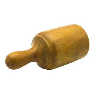 Ensemble de coupe de massage en bois jaune Thérapie du bois Gua Sha Outils pour le corps Outils de massage en bois avec fonction musicale