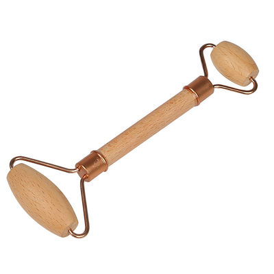Le rouleau à double rouleau en bois est un rouleau à rouleaux de jade naturel.