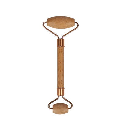 Le rouleau à double rouleau en bois est un rouleau à rouleaux de jade naturel.