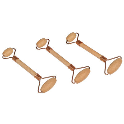 Le rouleau à double rouleau en bois est un rouleau à rouleaux de jade naturel.