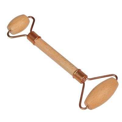 Le rouleau à double rouleau en bois est un rouleau à rouleaux de jade naturel.