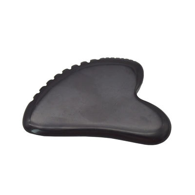 Plaque de Gua Sha en pierre de jade pour le massage du visage et du corps